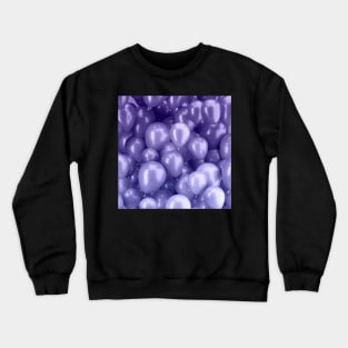 Purple Balloons pattern Crewneck Sweatshirt